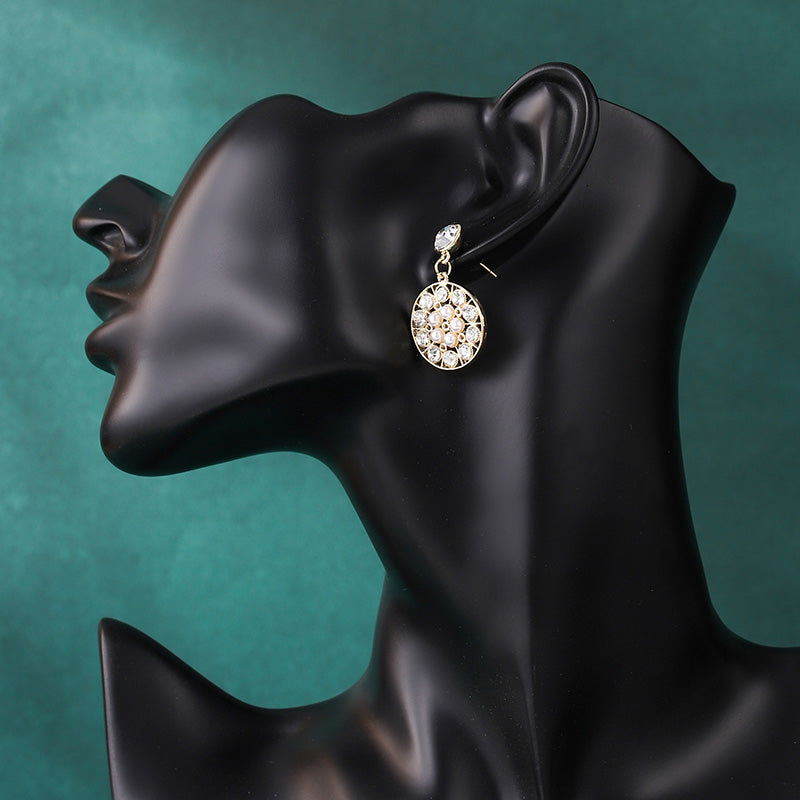 Pearlescent Retro Earrings Earrings