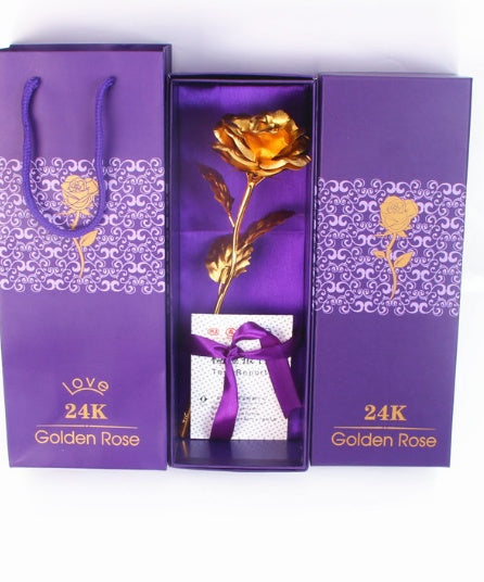 Glam Gold Rose Gift Box