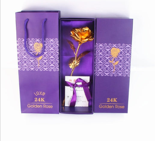 Glam Gold Rose Gift Box