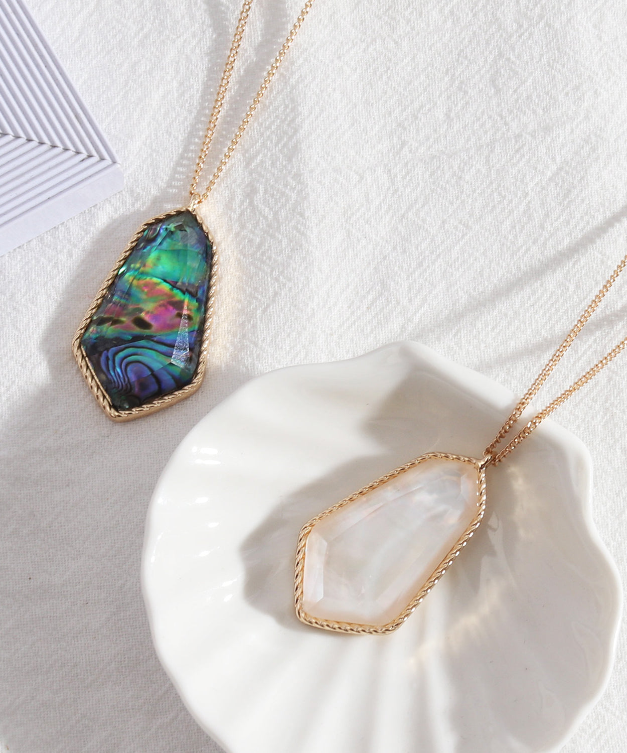Moonbeam Abalone Shell Necklace