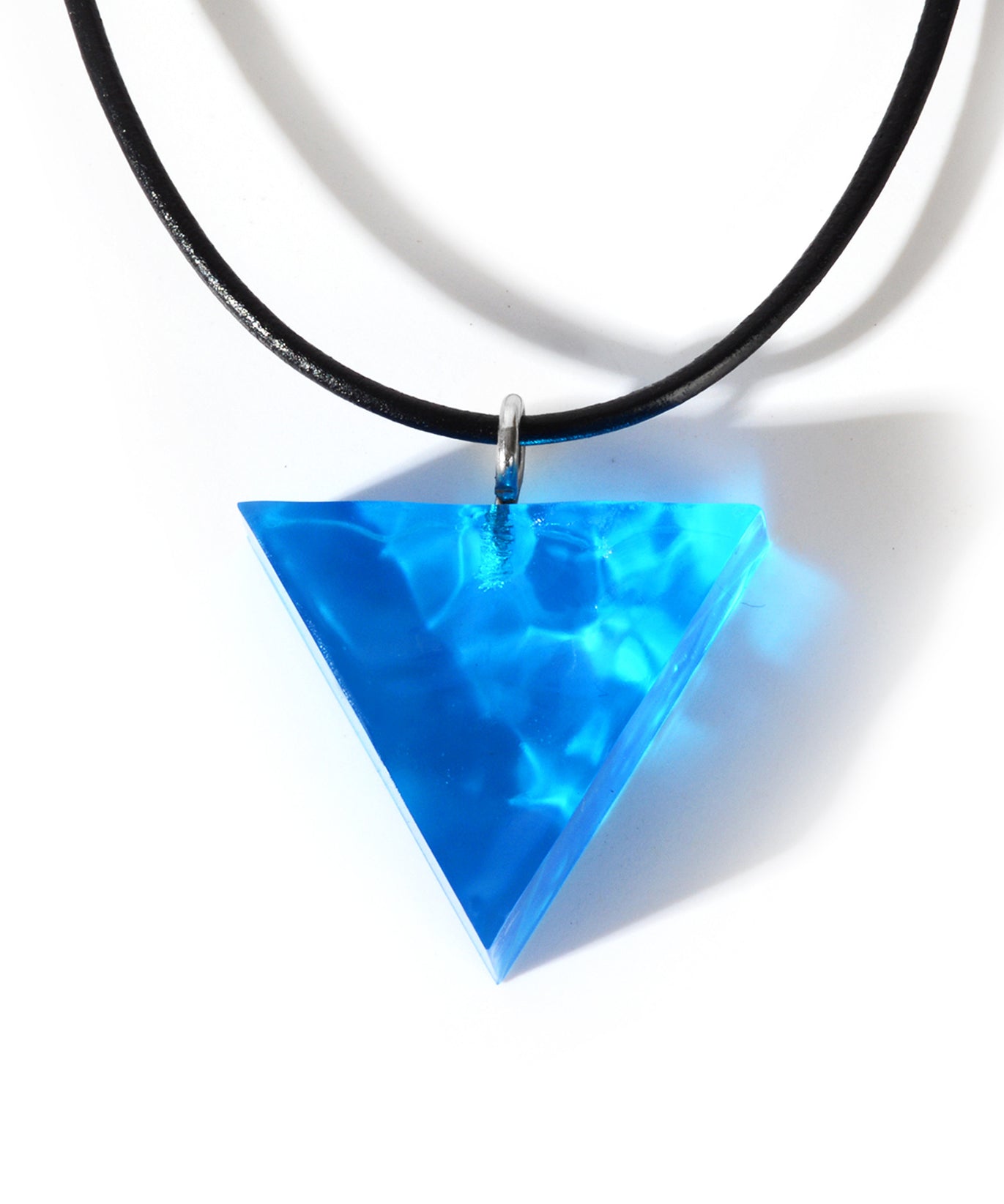 Geometric Sea Leather Cord Necklace