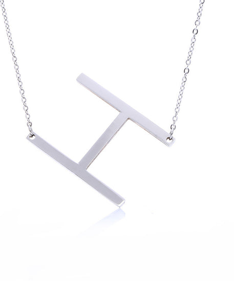 Customized Initial Letter Necklace