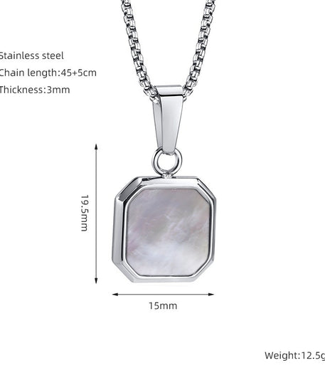 Grounded Square Necklace