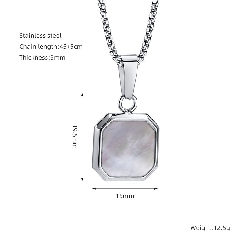 Grounded Square Necklace