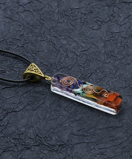 Earthbound Colorful Gravel Necklace