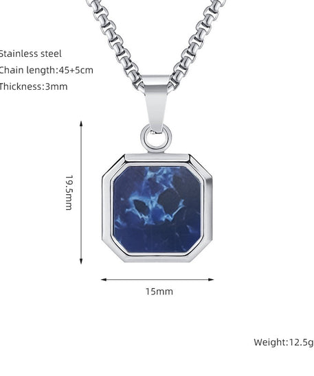 Grounded Square Necklace