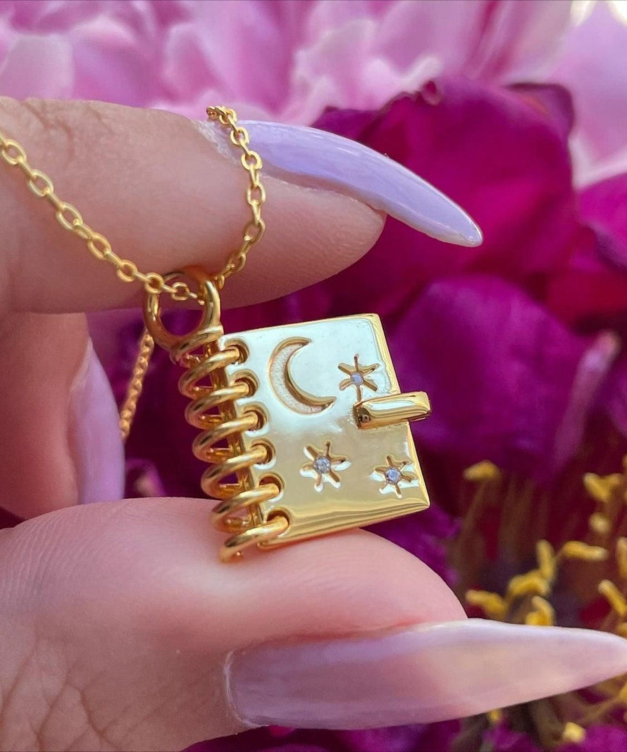 Skybound Openable Love Book-shaped Necklace