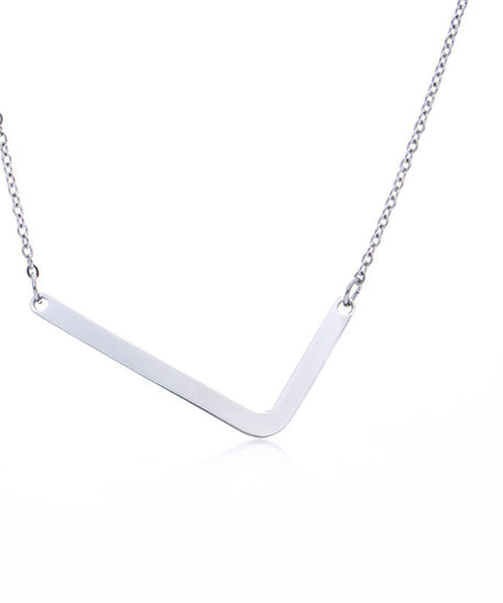 Customized Initial Letter Necklace
