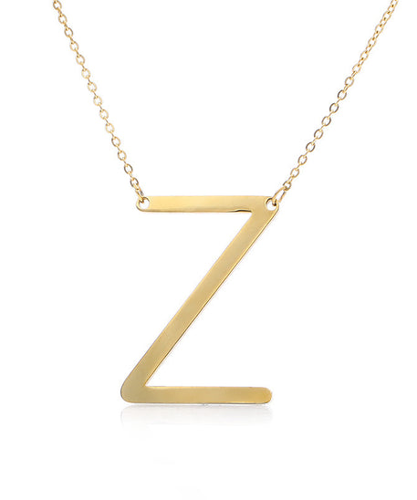 Customized Initial Letter Necklace
