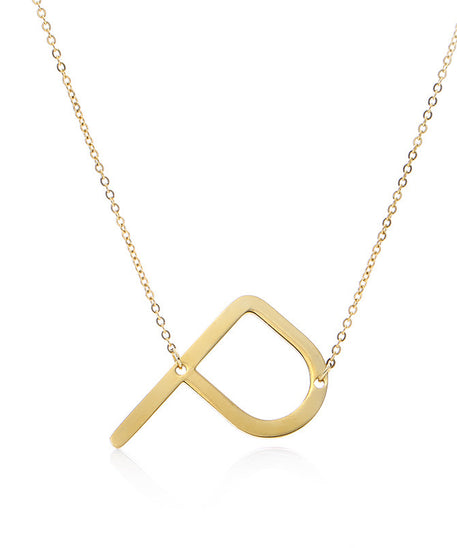 Customized Initial Letter Necklace