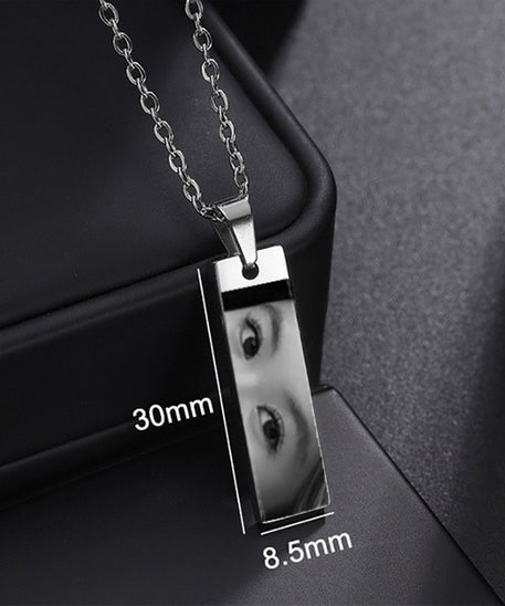 Customized Eyes Photo Necklace or Bracelet