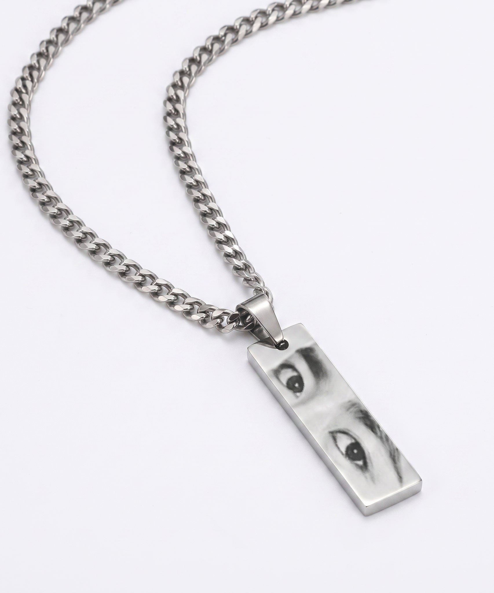 Customized Eyes Photo Necklace