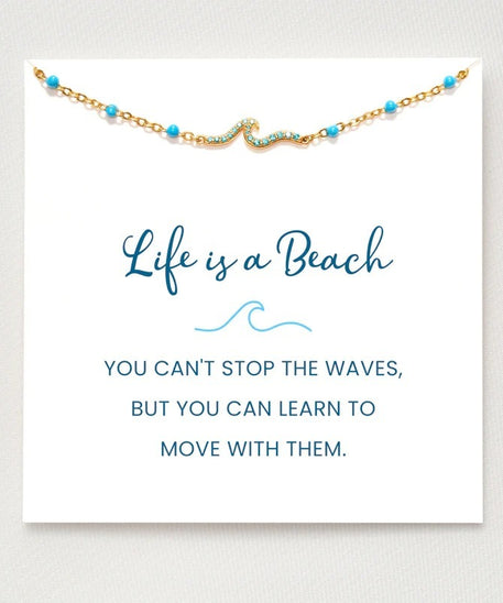 Ocean Whisper Enamel Epoxy Bracelet