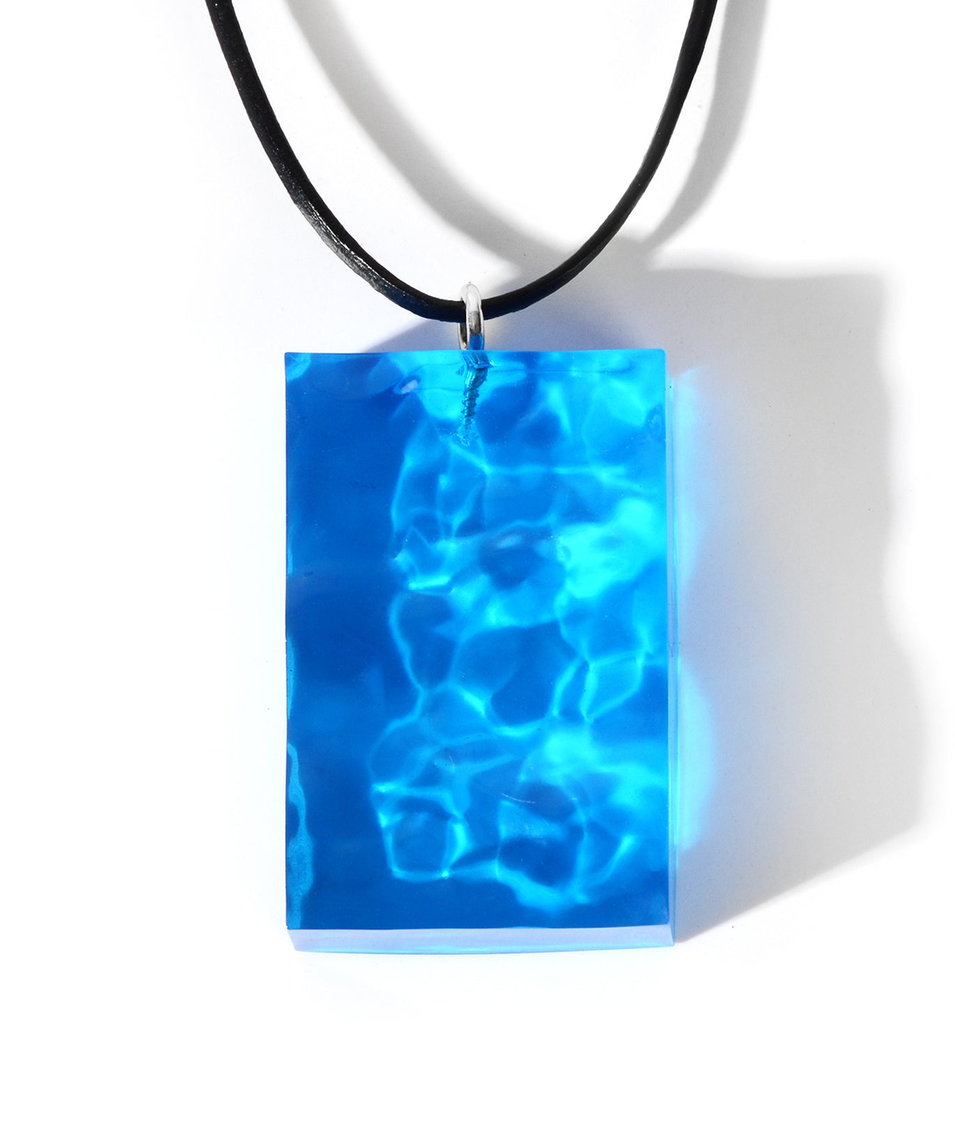 Geometric Sea Leather Cord Necklace