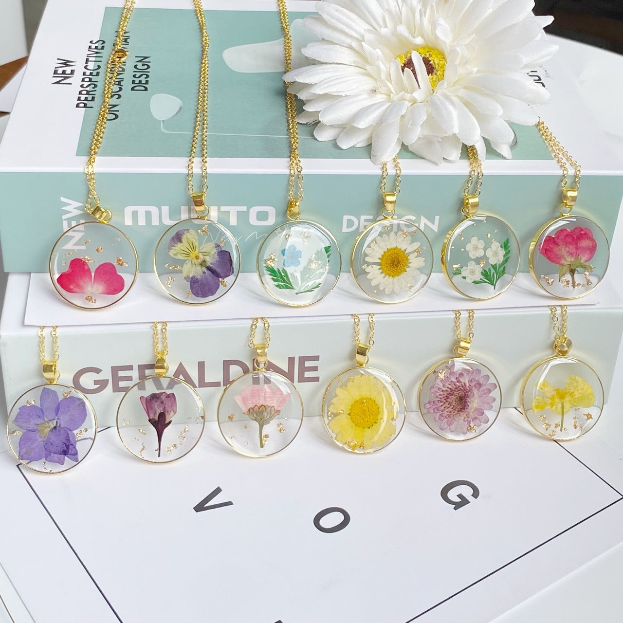 Ethereal Dried Flower Necklace