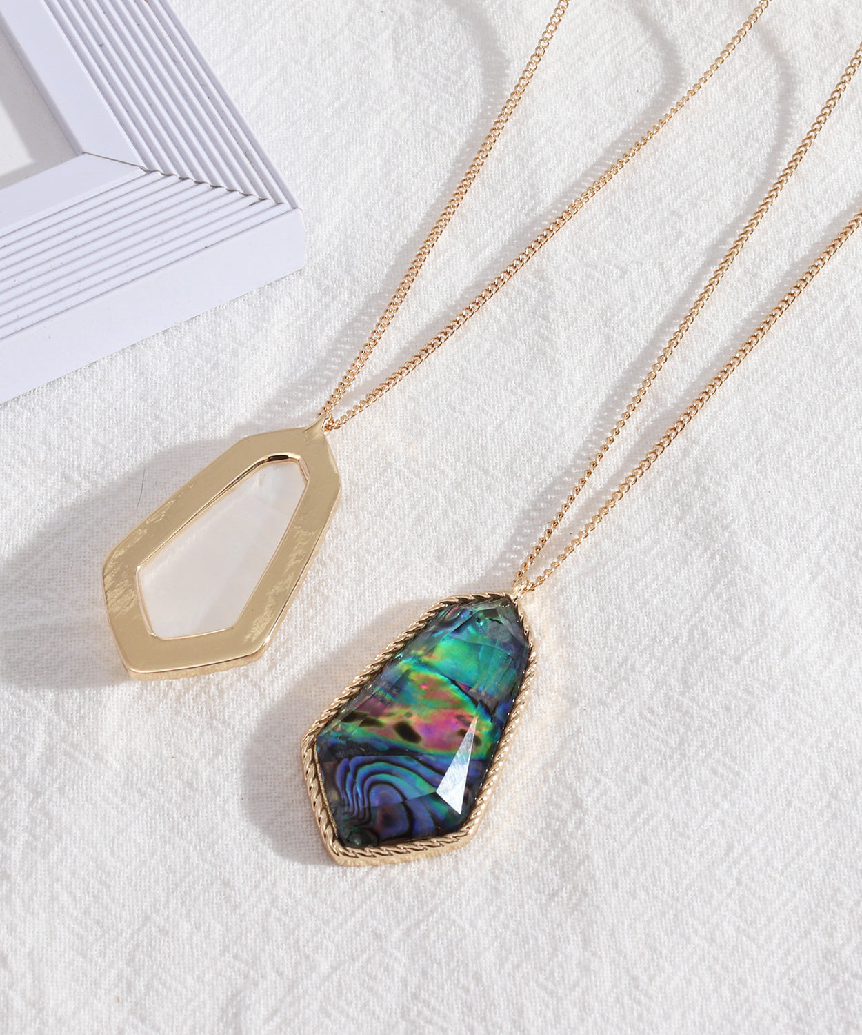 Moonbeam Abalone Shell Necklace