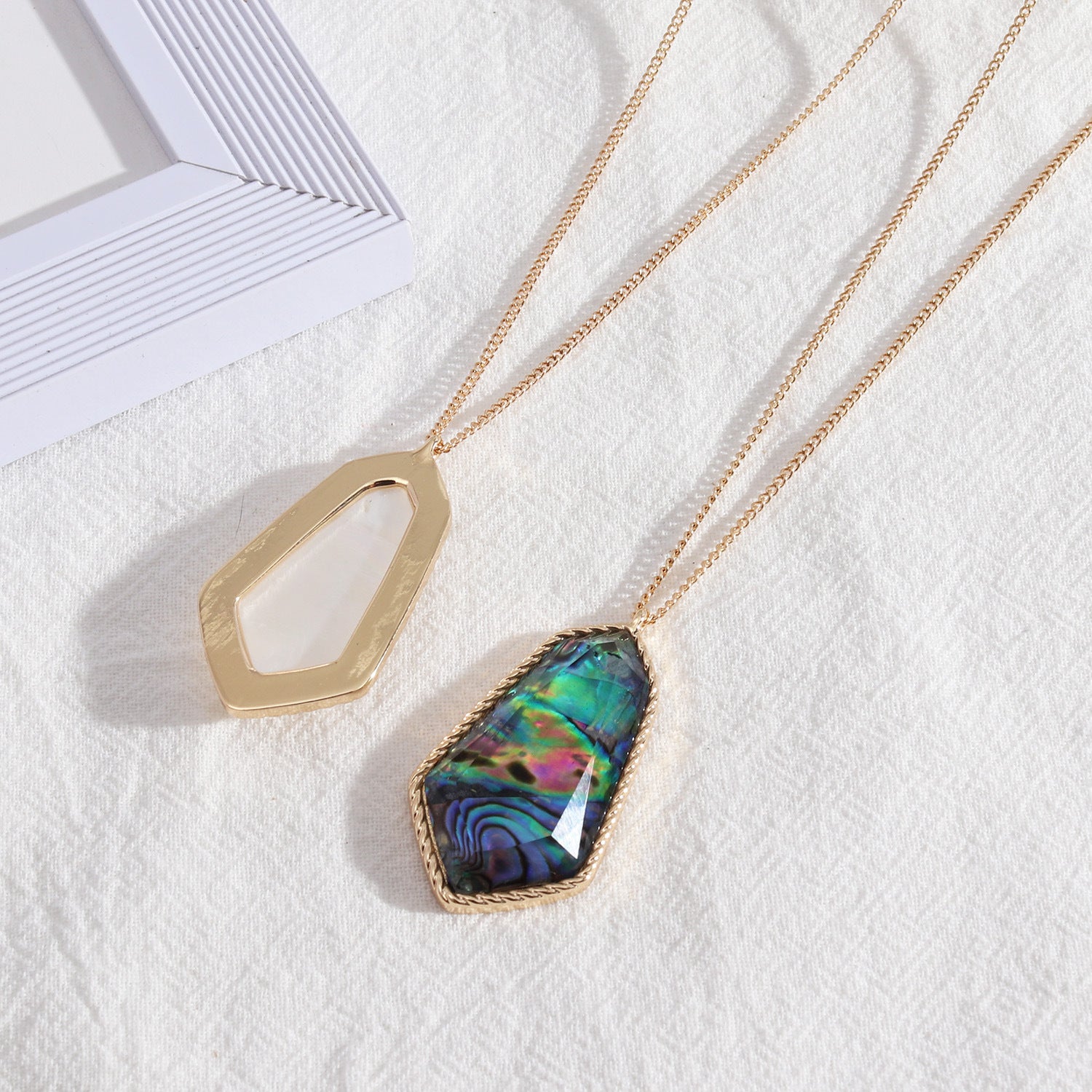 Moonbeam Abalone Shell Necklace