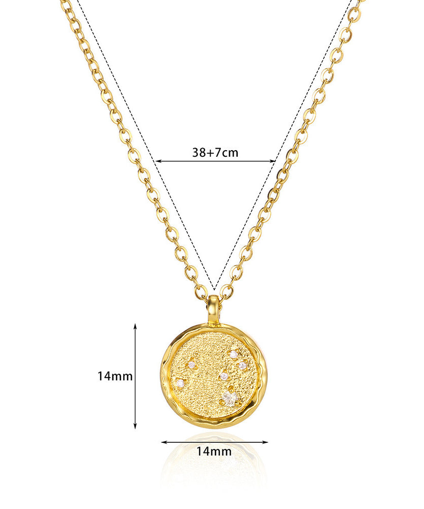 Brilliant Constellation Star Map Necklace