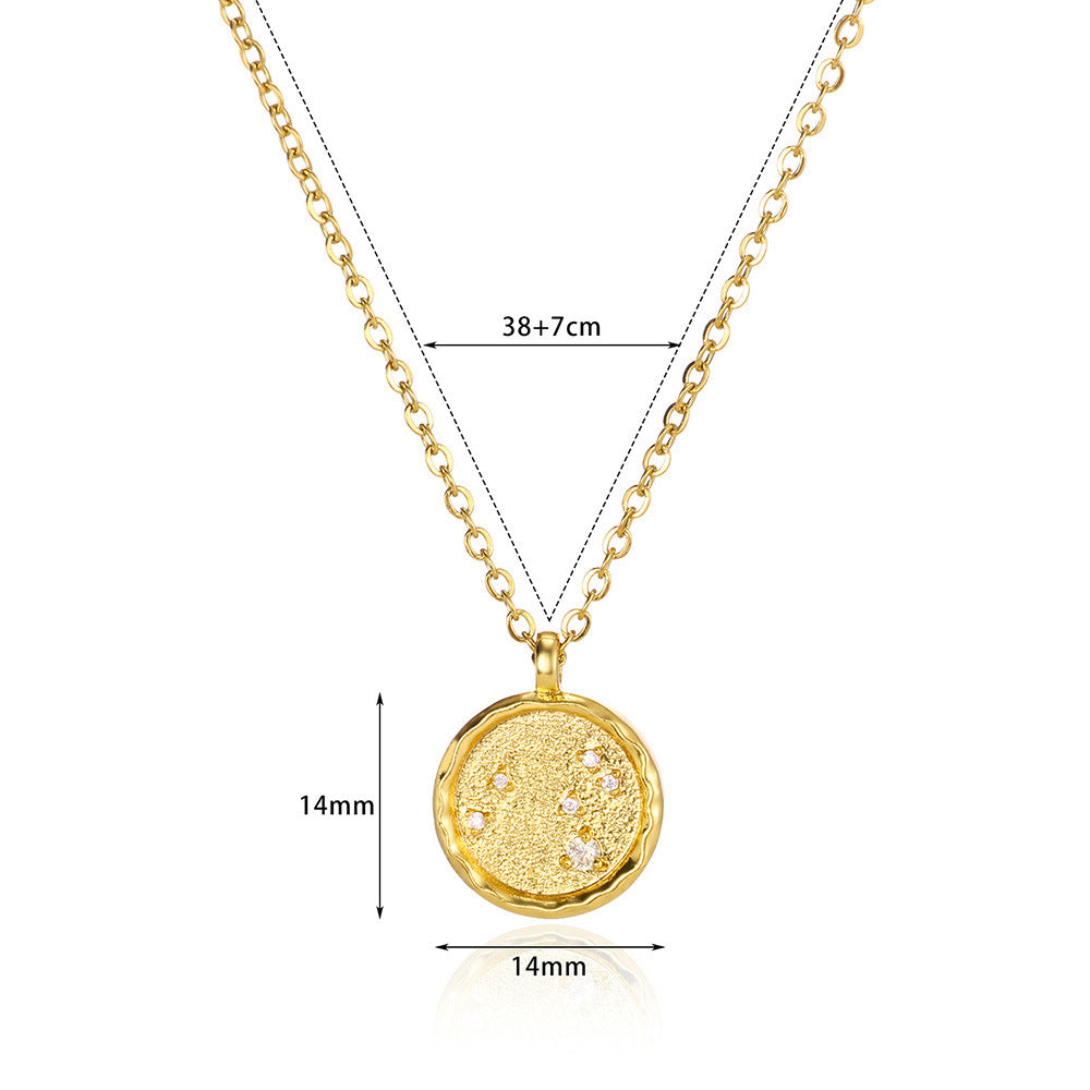 Brilliant Constellation Star Map Necklace