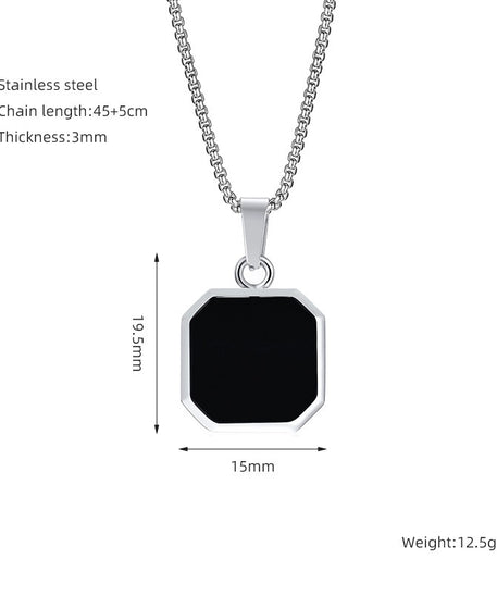Grounded Square Necklace