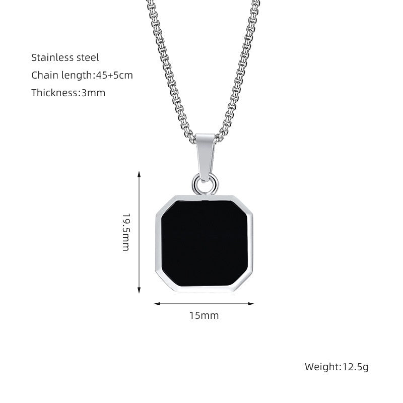 Grounded Square Necklace