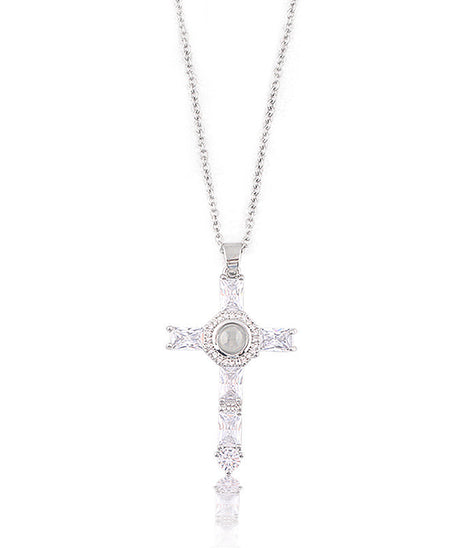 Flawless Cross Projection Necklace