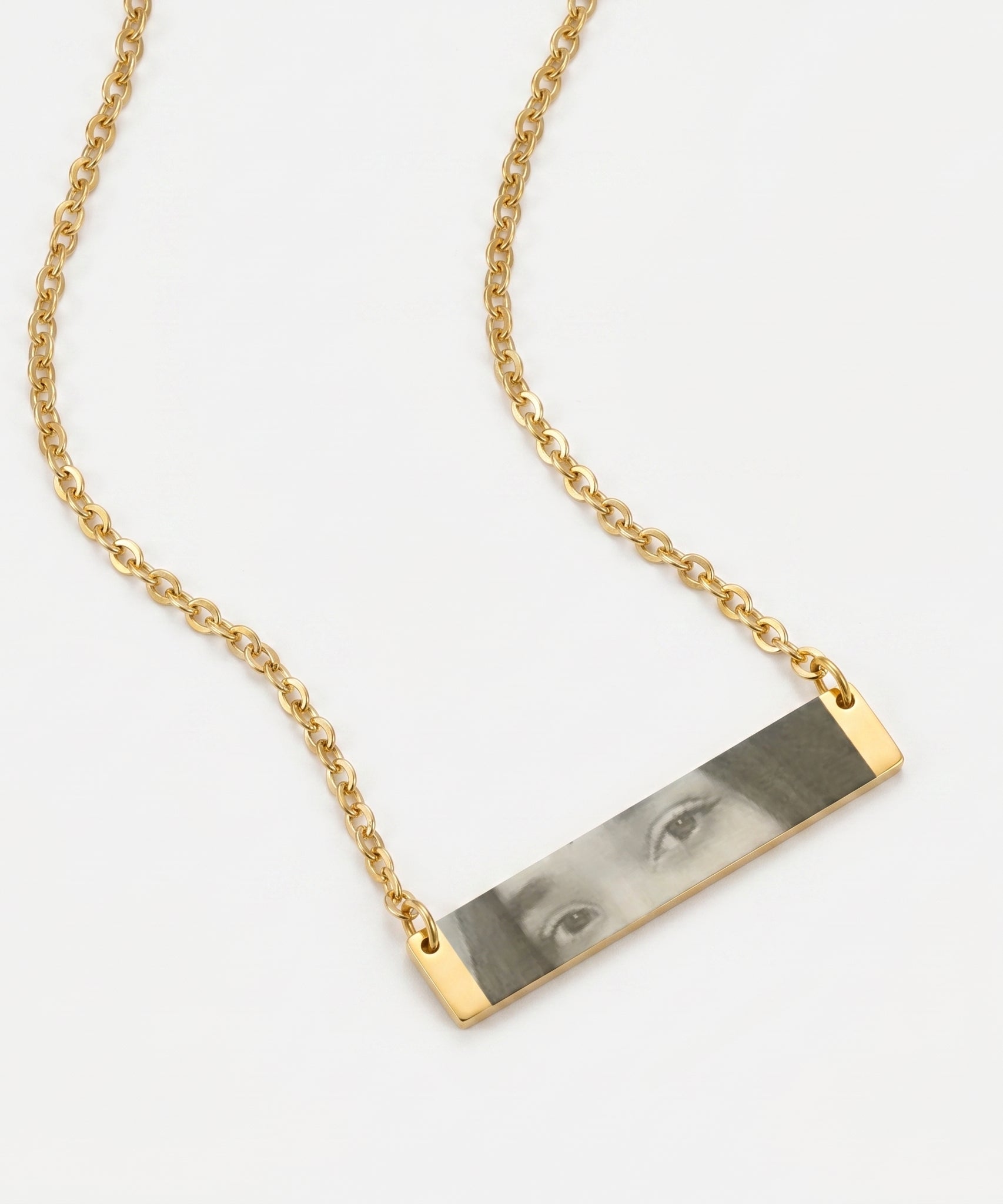Customized Eyes Photo Necklace