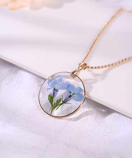 Creative Summer Dried Flower Necklace