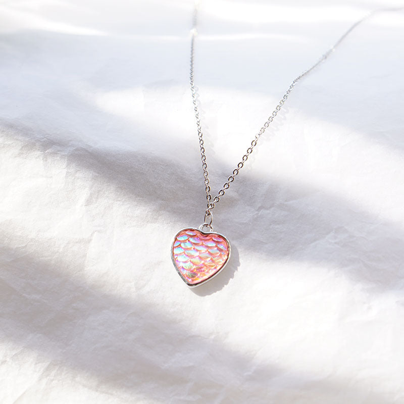 Flourishing Heart Scales Necklace