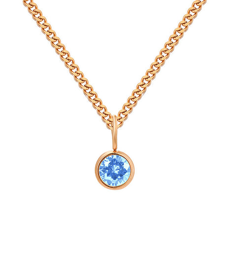 Prismatic Diamond Birthstone Necklace