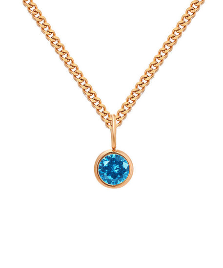 Prismatic Diamond Birthstone Necklace