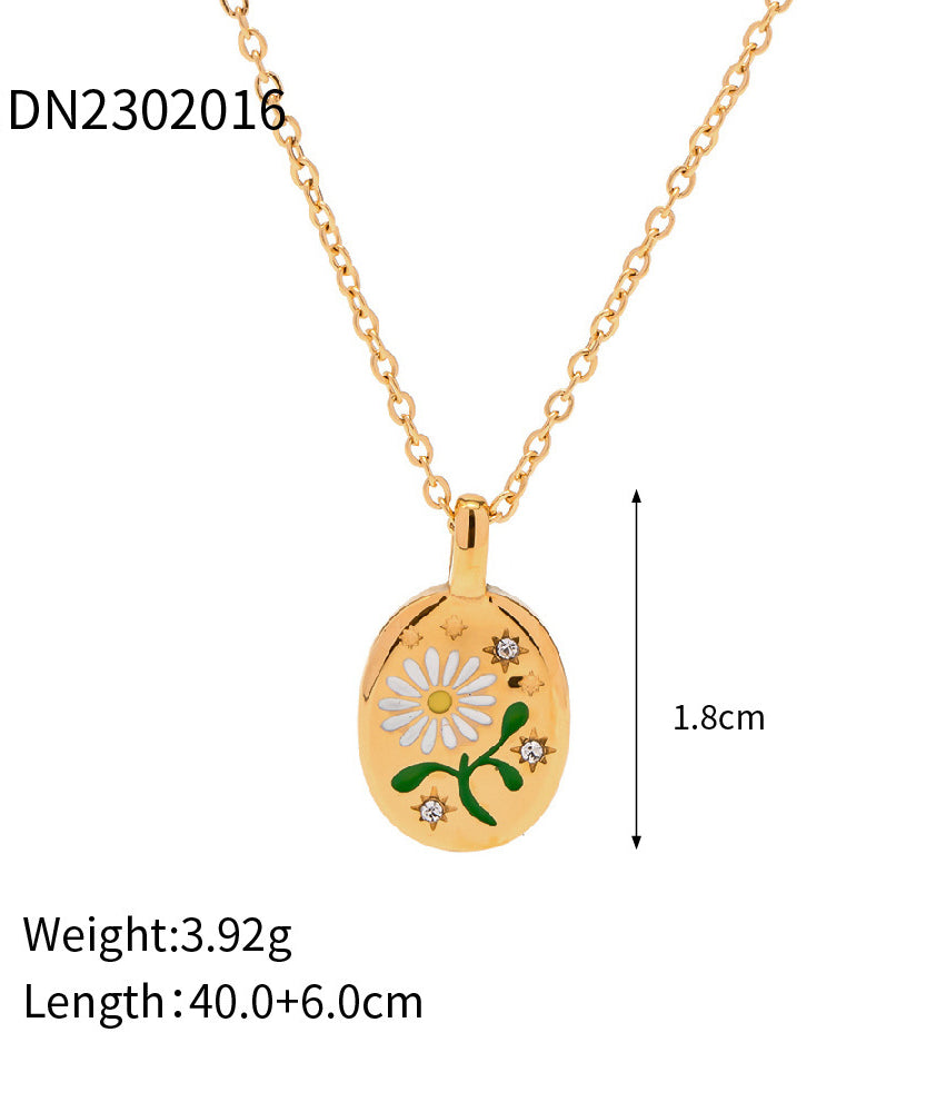 Blooming Wild Daisy Necklace