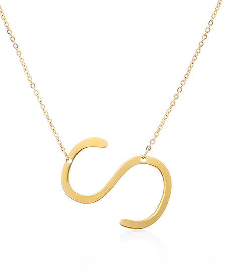 Customized Initial Letter Necklace