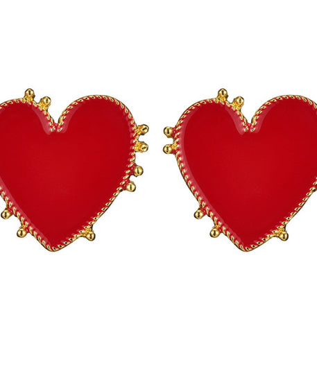 Scintillating Love Themed Earrings