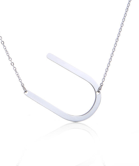 Customized Initial Letter Necklace