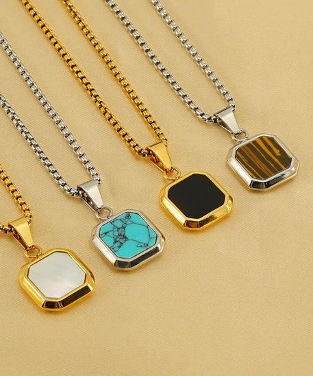 Grounded Square Necklace