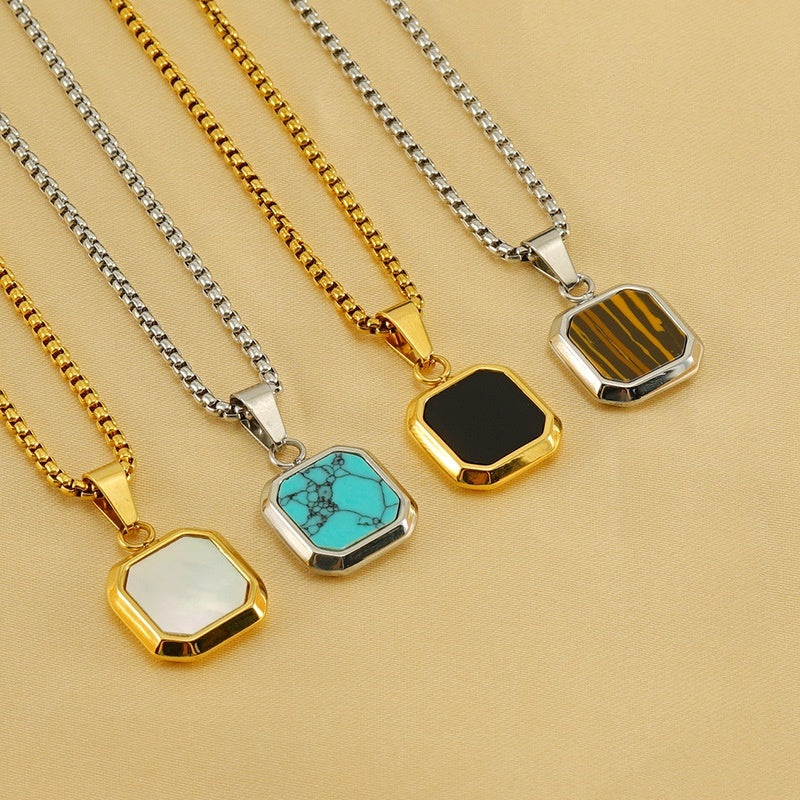 Grounded Square Necklace