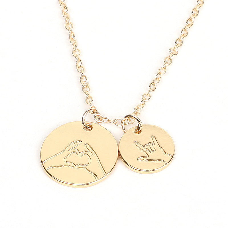 Crafted Multi-Gesture Clavicle Necklace