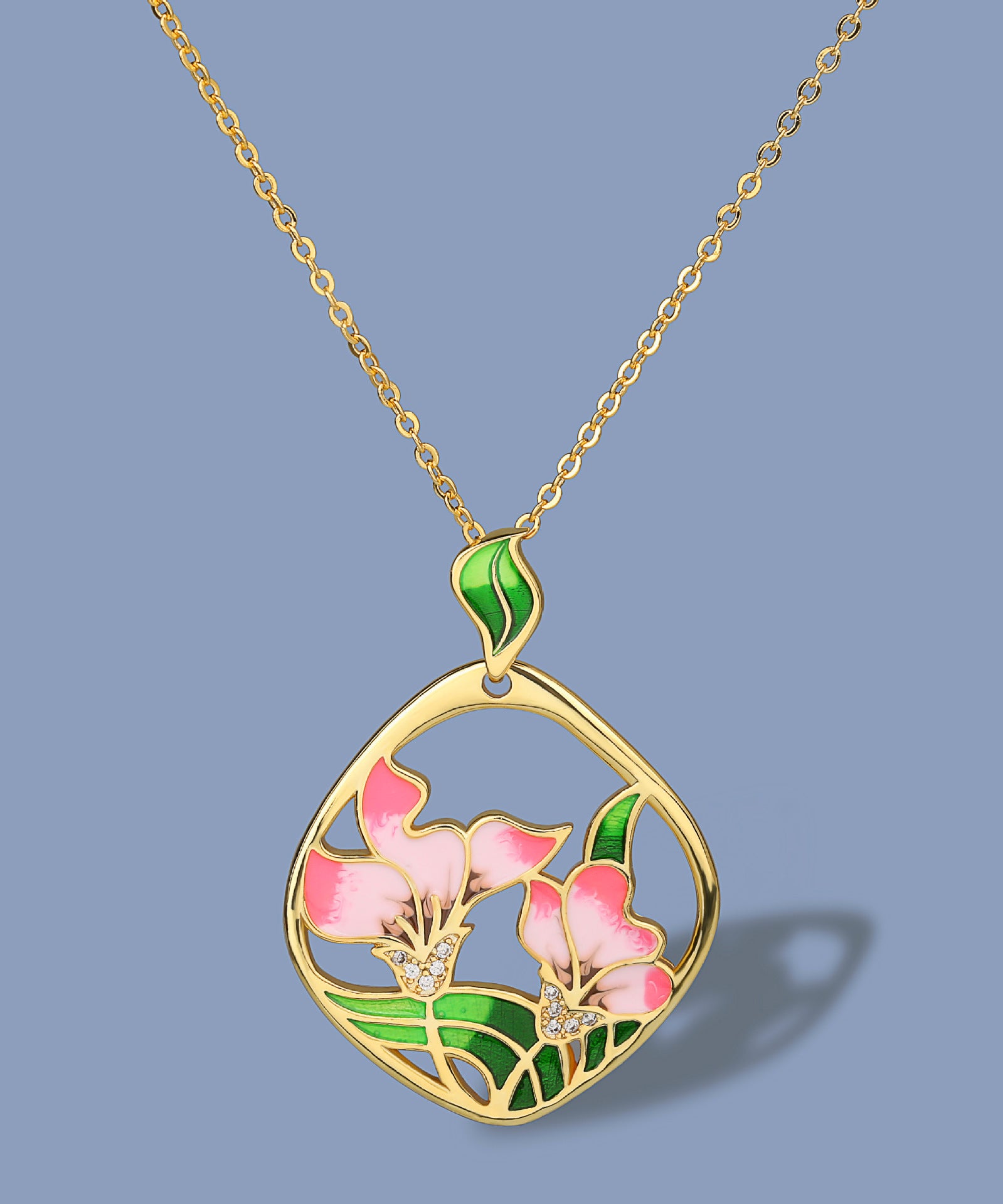 Leafy Spring Time Necklace