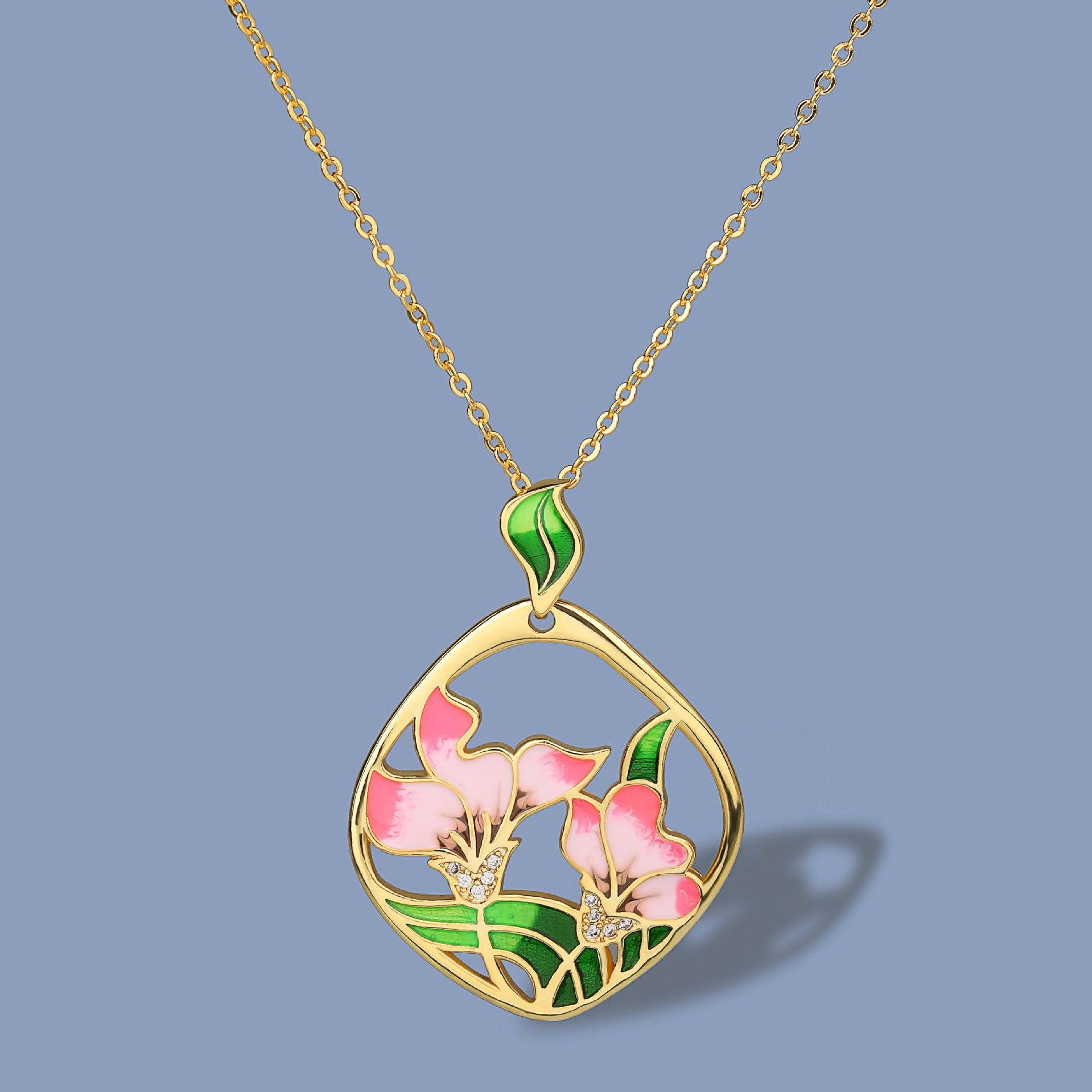 Leafy Spring Time Necklace