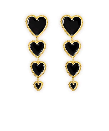 Scintillating Love Themed Earrings
