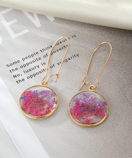 Bohemian Dried Flower Earrings