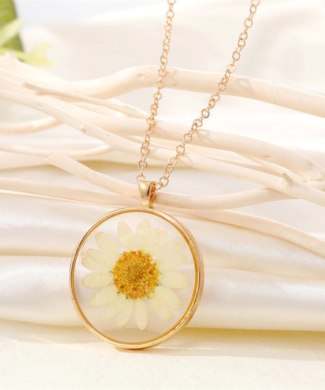 Creative Summer Dried Flower Necklace