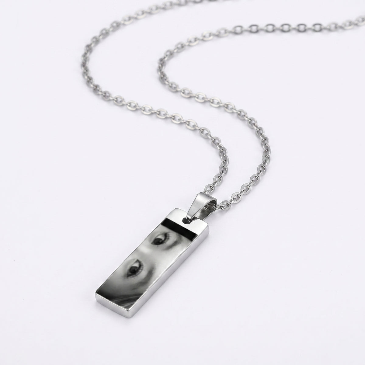 Customized Eyes Photo Necklace