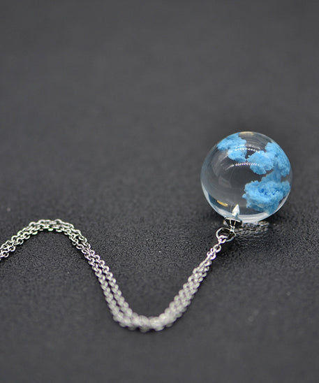 Spherical Sky Cloud Necklace