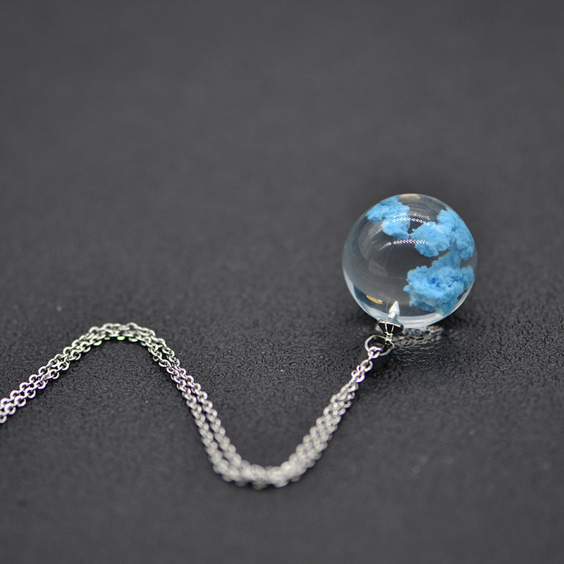Spherical Sky Cloud Necklace