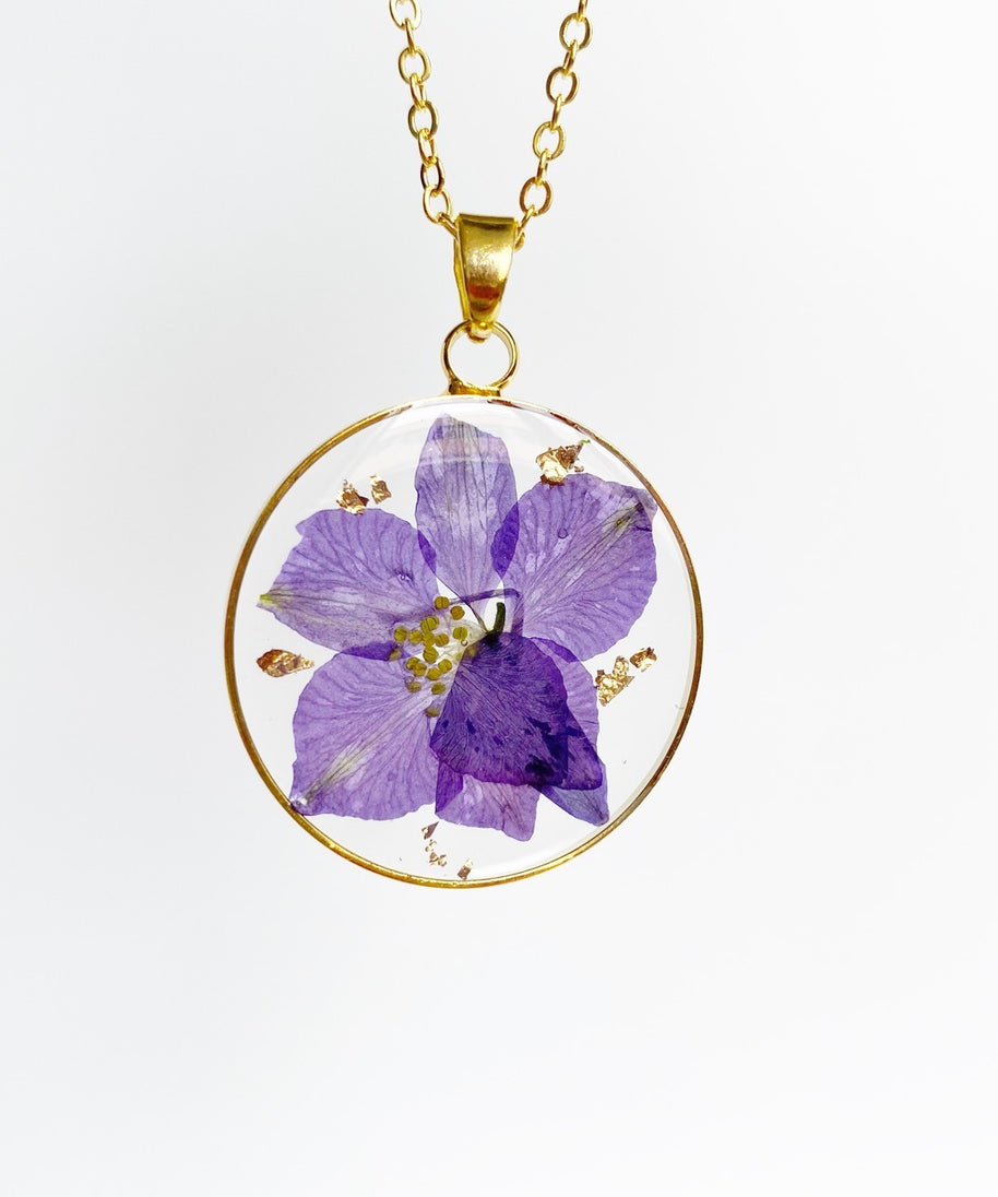 Ethereal Dried Flower Necklace
