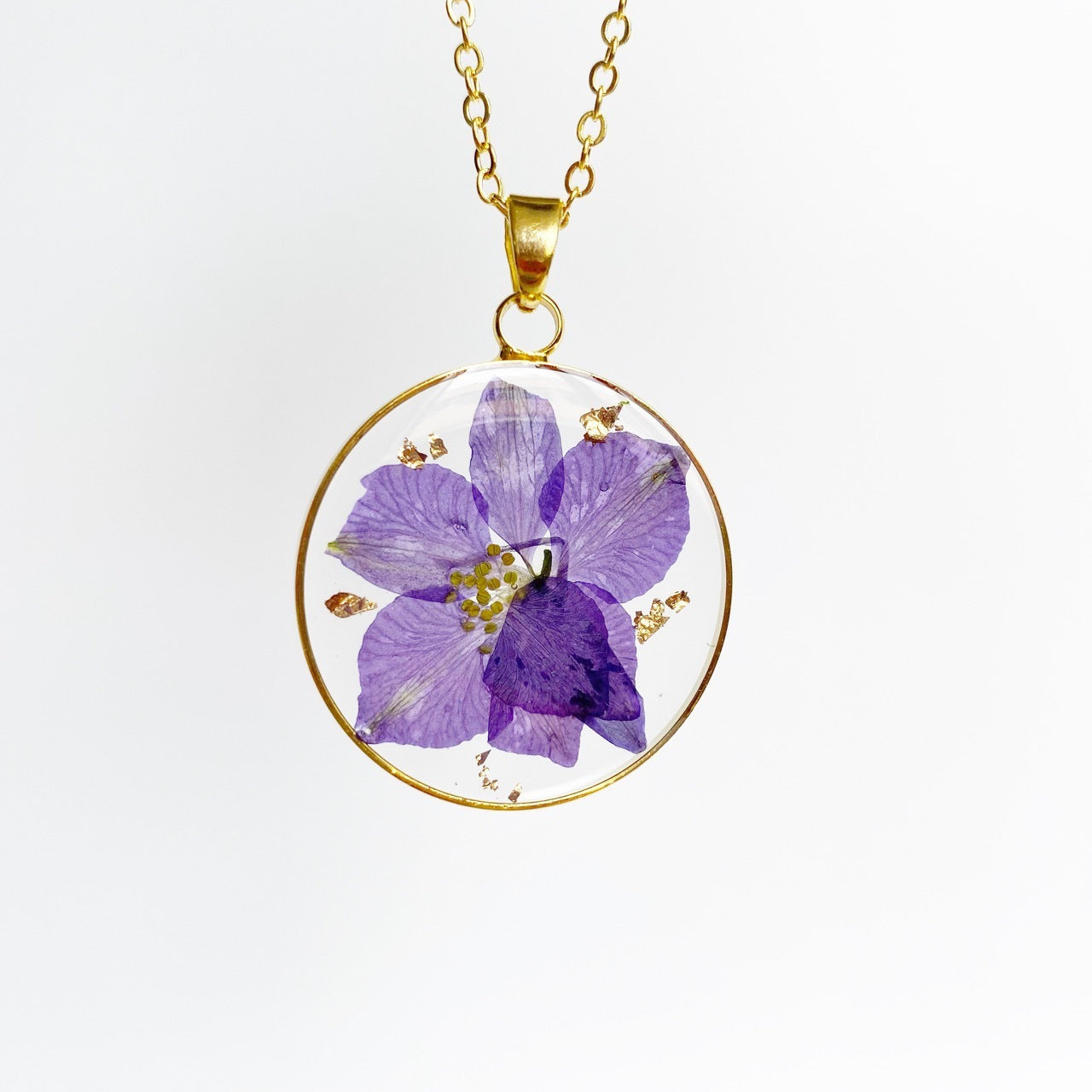 Ethereal Dried Flower Necklace