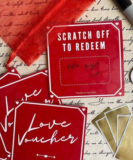 Love Scratch-off Custom DYI Gift Pouch