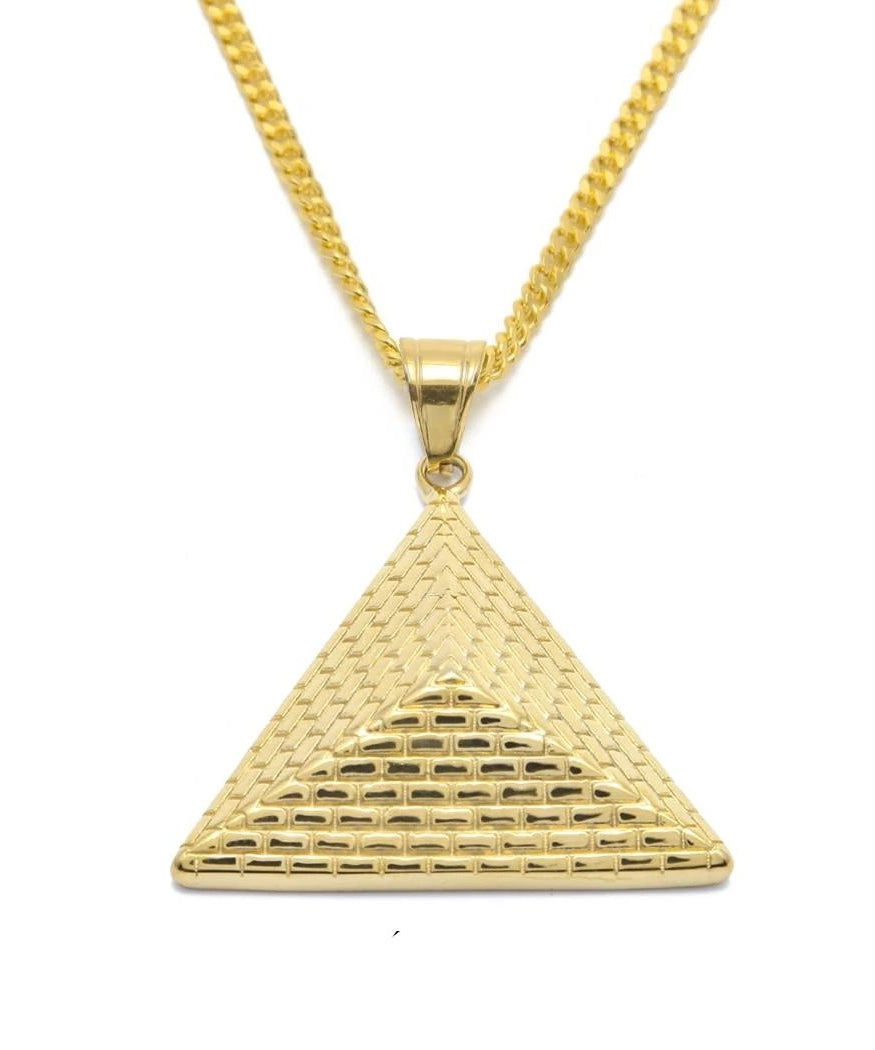 Luxe 3D Pyramid Necklace